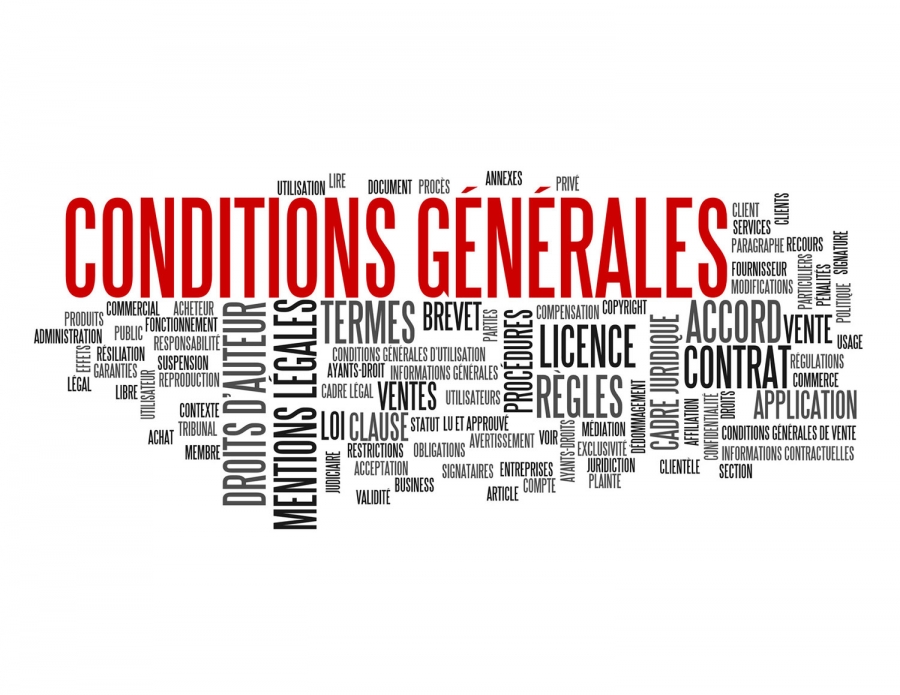 CGU - conditions générales d'utilisation