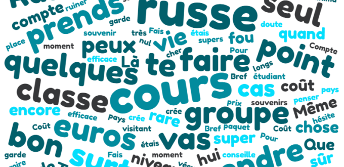 Les différents cours de russe